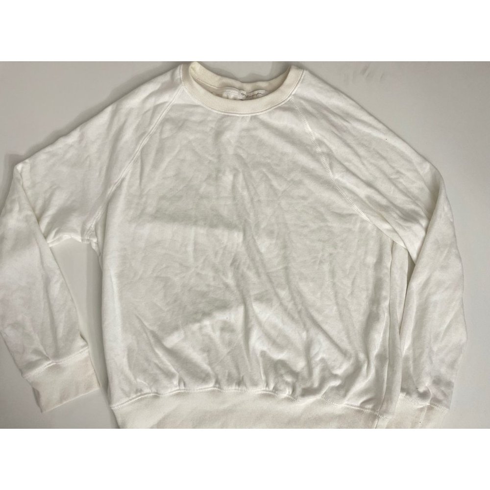 NEW SPIRITUAL GANGSTER LONG SLEEVE WHITE SWEATER SIZE SMALL